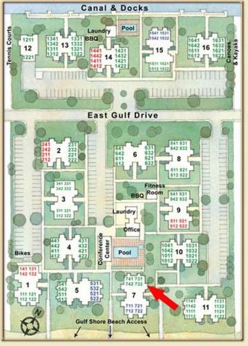 Apartamento East Gulf Condo #731