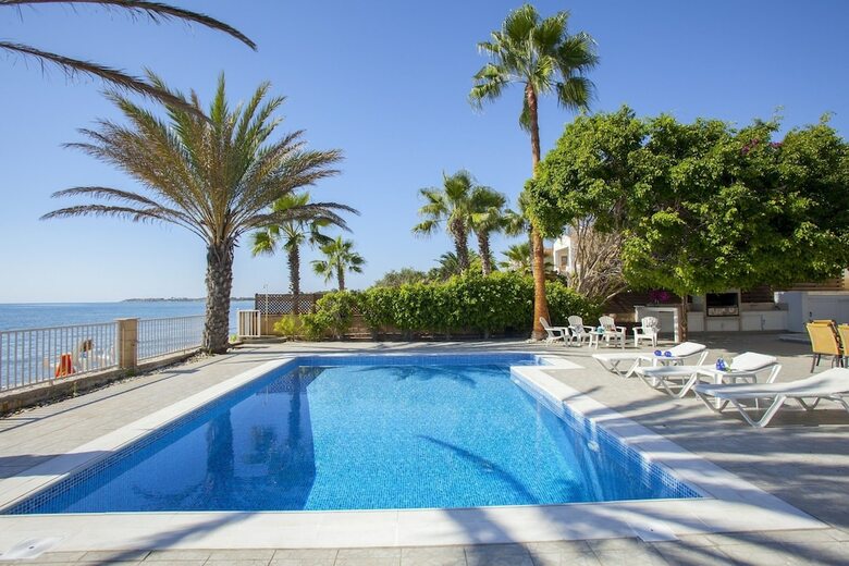 Meneou Beachfront Villa Sunset