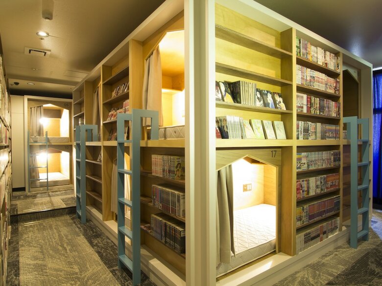 Comics & Capsulehotel Comicap Kyoto