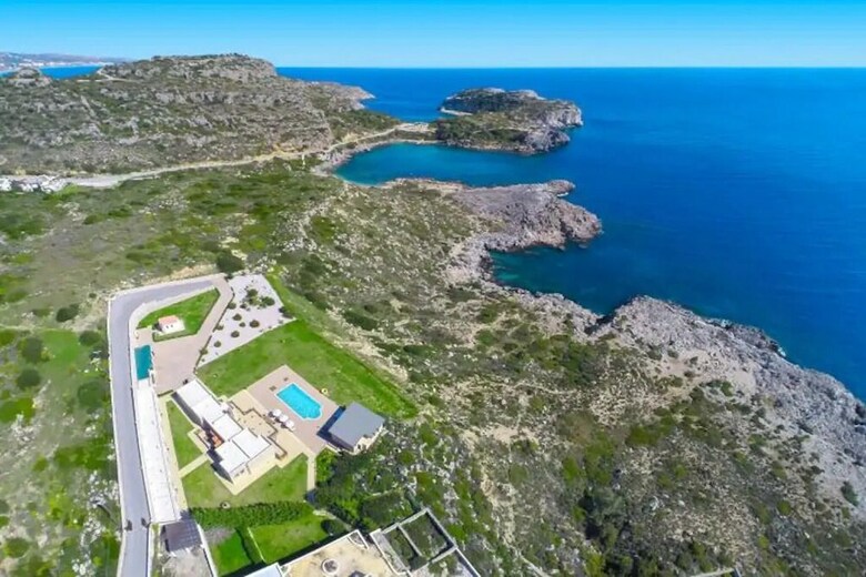 Luxurious Sea View Villa Pasithea In Rhodes Greece