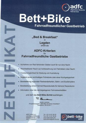 Bed & Breakfast In Legden
