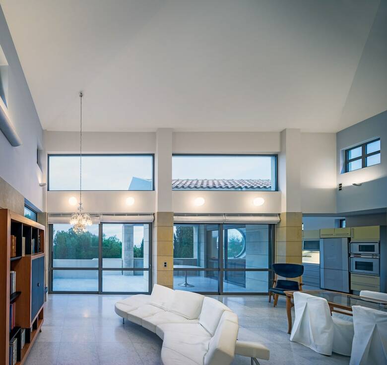 Minimal Blue Villa