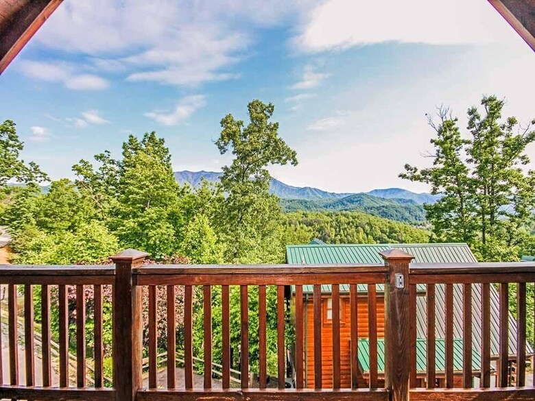Fireside View - Two Bedroom Cabin