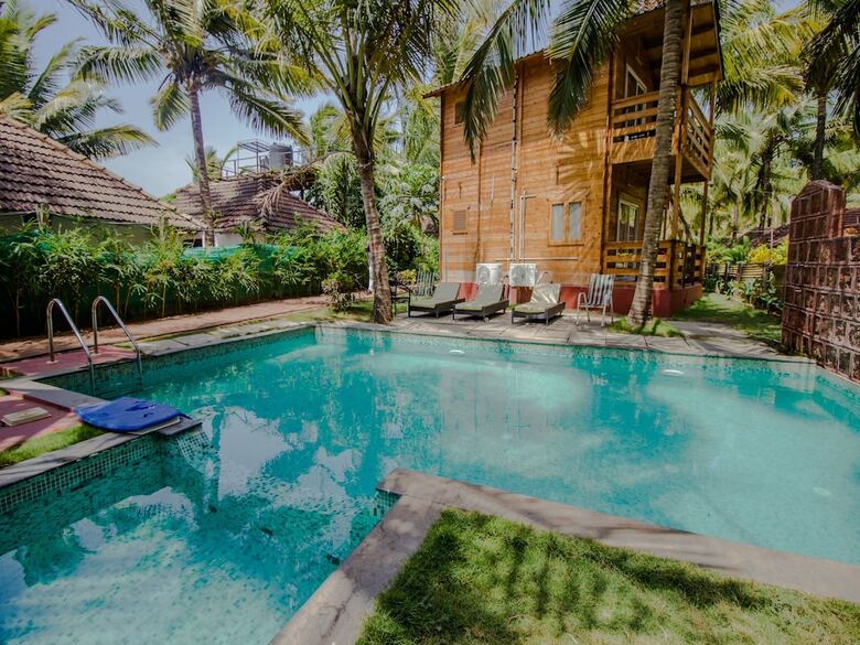 Hotel Oyo 14147 Home Beach Facing Cottages Morjim