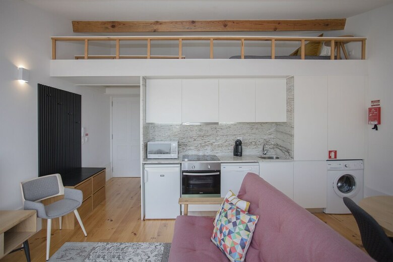 Apartamentos Liiiving - Mezzanine Downtown Balcony