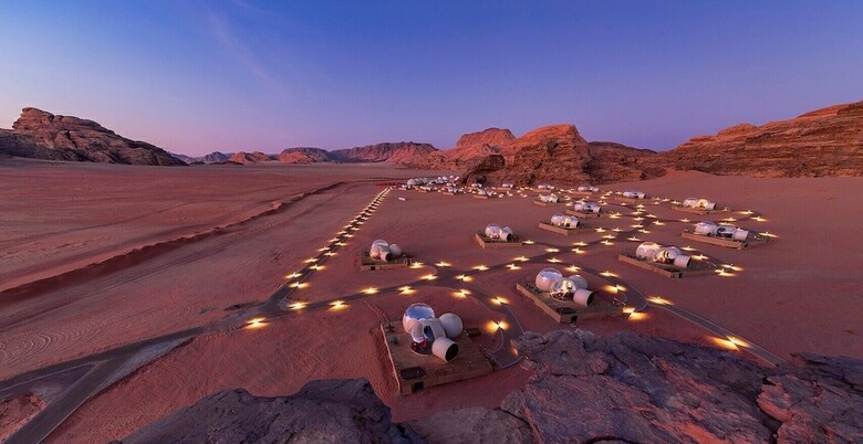 Wadi Rum Bubble Luxotel - Campsite