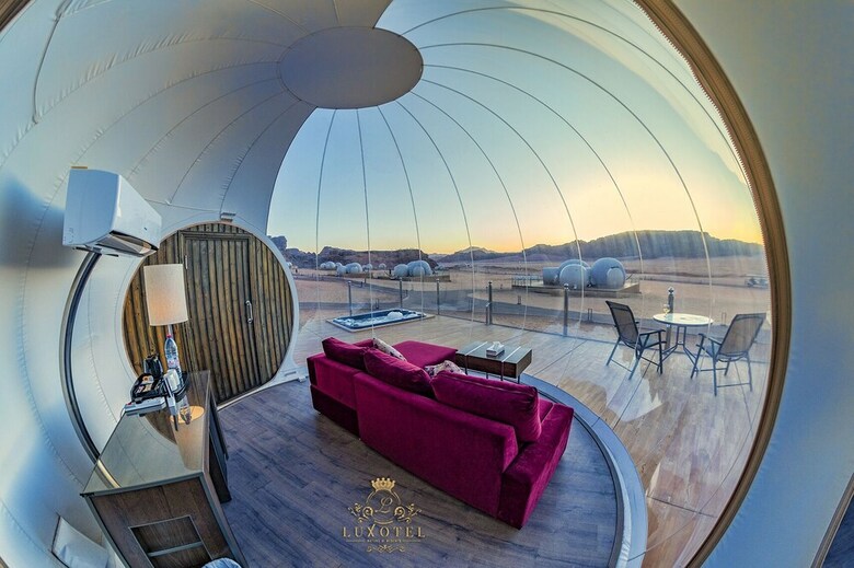 Wadi Rum Bubble Luxotel - Campsite