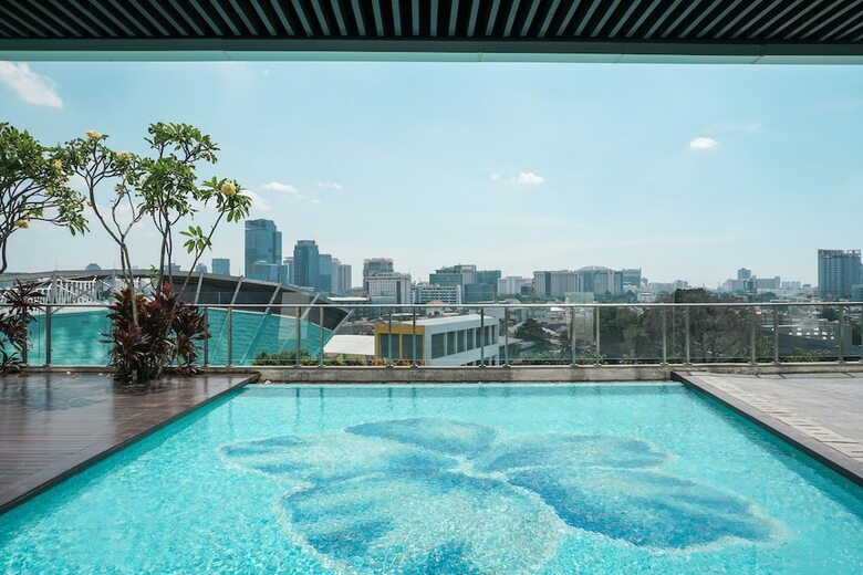 Tranquil 2br At Menteng Park Apartment