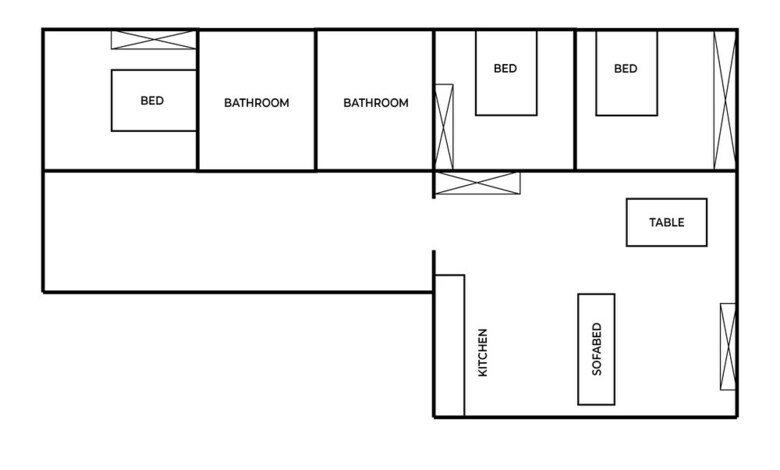 Square Apartment By Loft Affair