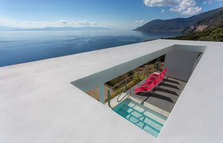 600m� Homm Luxury Villa Sea Side Evia 16ppl