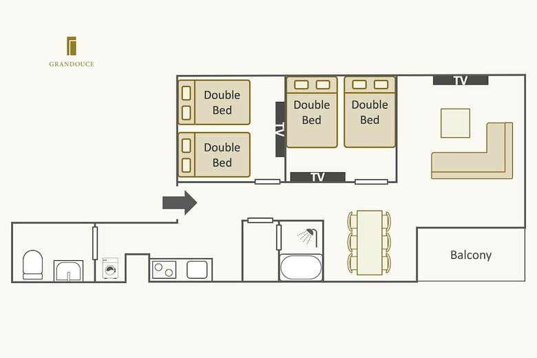 Apartamentos Grandouce Shinsaibashi-nishi