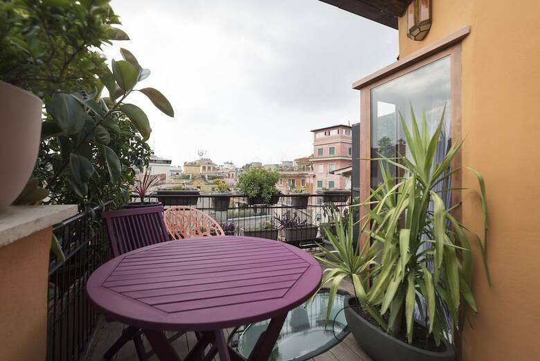 Apartamento Your Romantic Terrace In Trastevere