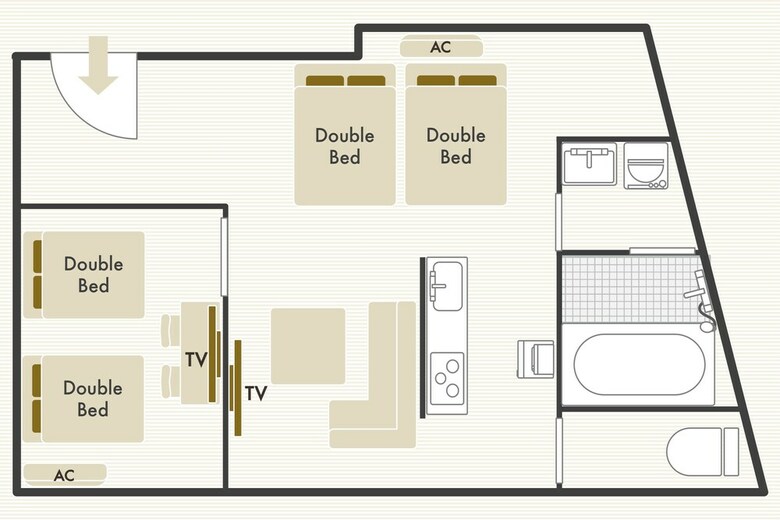 Apartamentos Grandouce Osakajo Kitazume