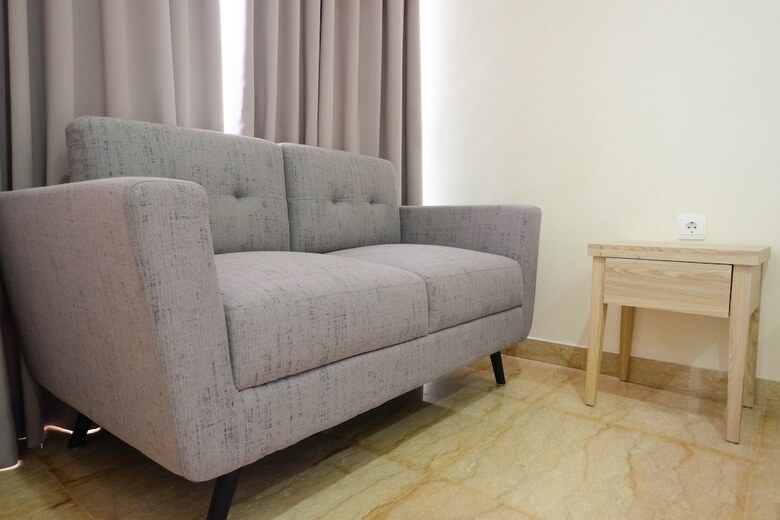Comfy Studio Room With City View At Menteng Park Apartment