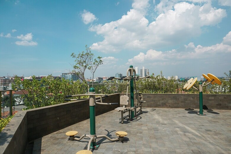 High Floor Studio With City View At Menteng Park Apartment