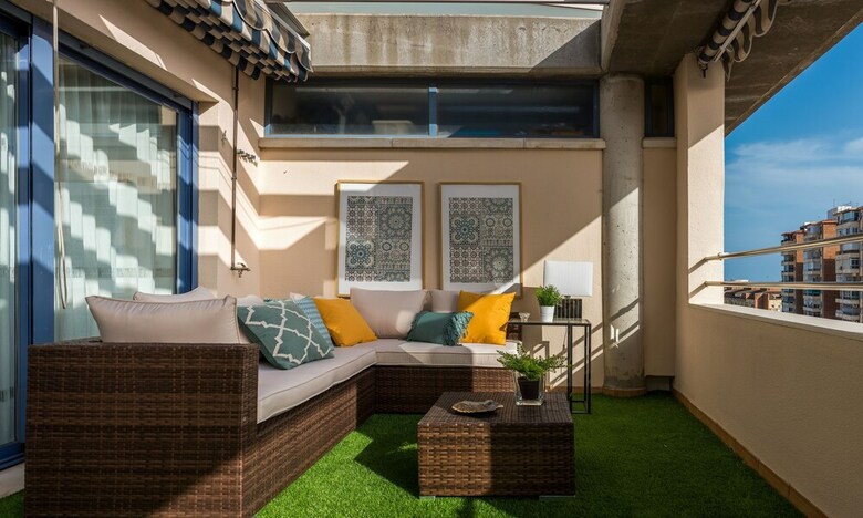 Modern 2 Bd Apartment With Private Terrace. Eslava Terrace