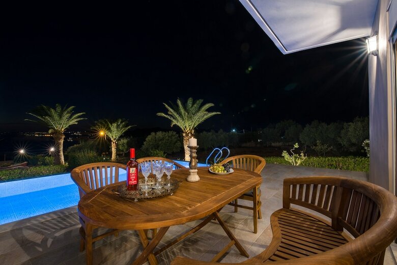 Villa Koutalas - Majestic Sunsets Over The Pool