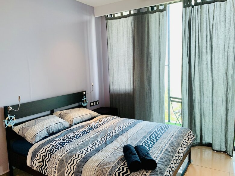 Apartamentos D'wharf Residence @ Pd Waterfront Balcony View By Airplan