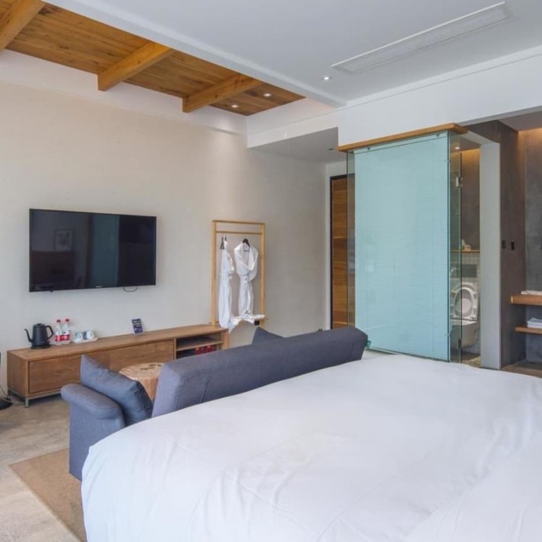 Floral Hotel  Elegant Stone Home Tiantai