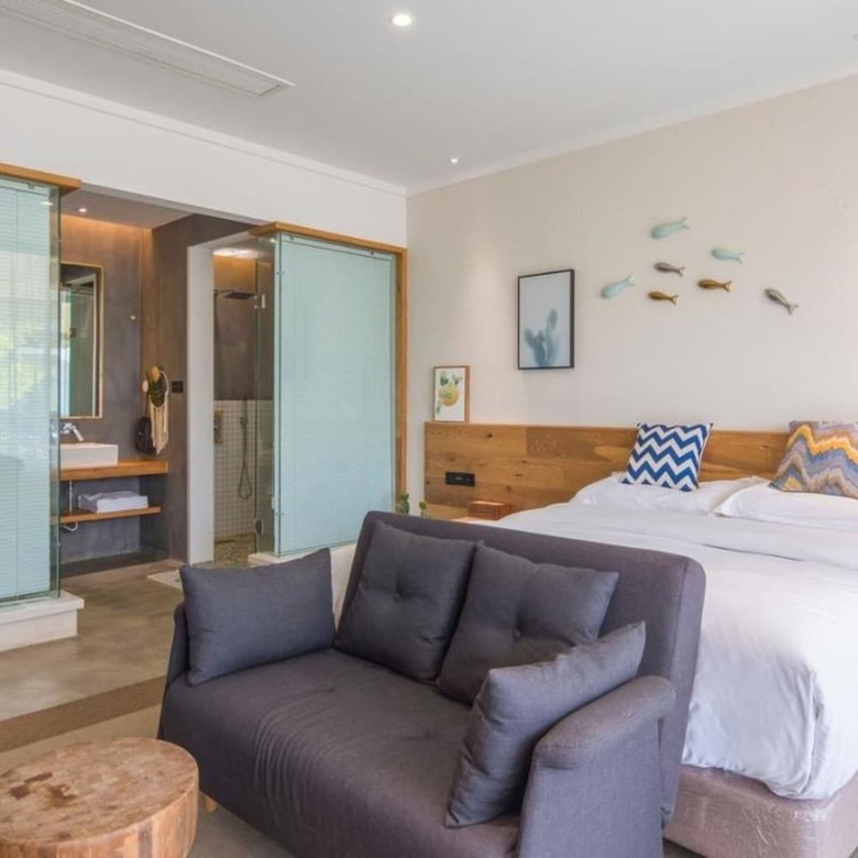 Floral Hotel  Elegant Stone Home Tiantai