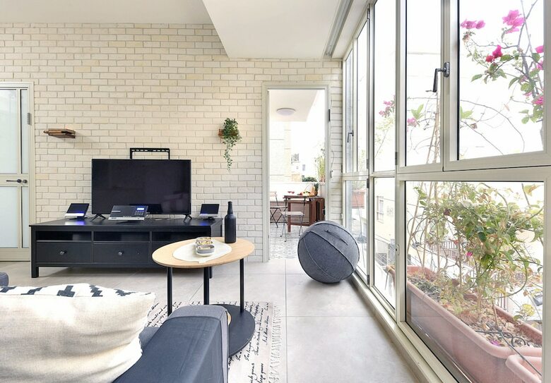 Apartamento Unique Building W Balcony Rothschild Blv