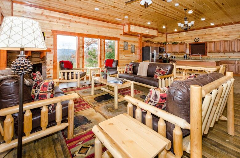 Smokystays 6 Br Cabin W Indoor/heated Pool