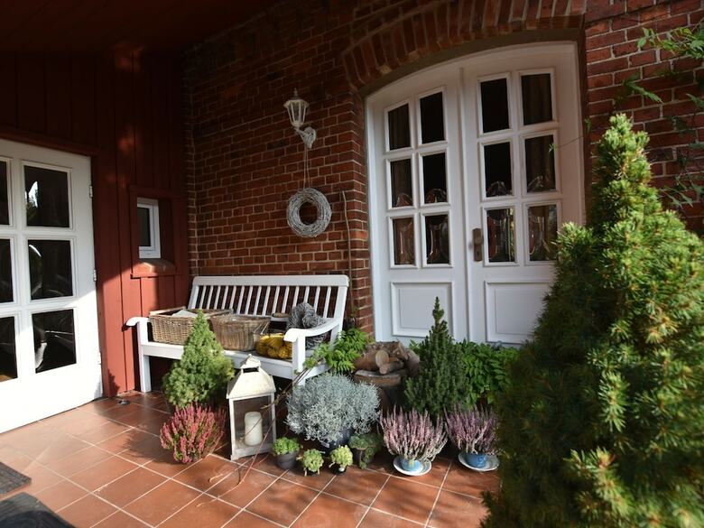 Apartment In Alt Bukow With Terrace, Garden, Heating