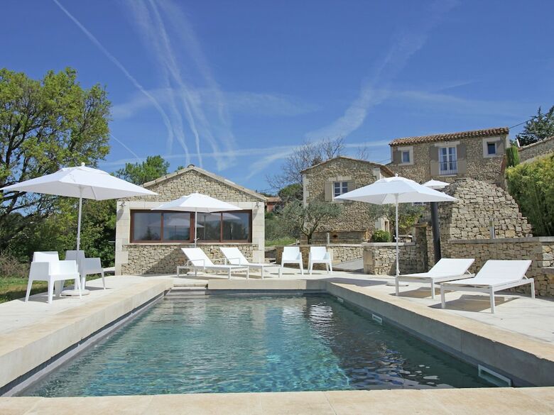 Villa Beautiful, Renovated Bastide With Private Pool And Panoramic Views, 3km From Apt