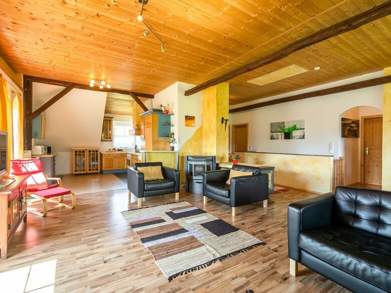 Spacious Apartment In Lukowitz With Sauna