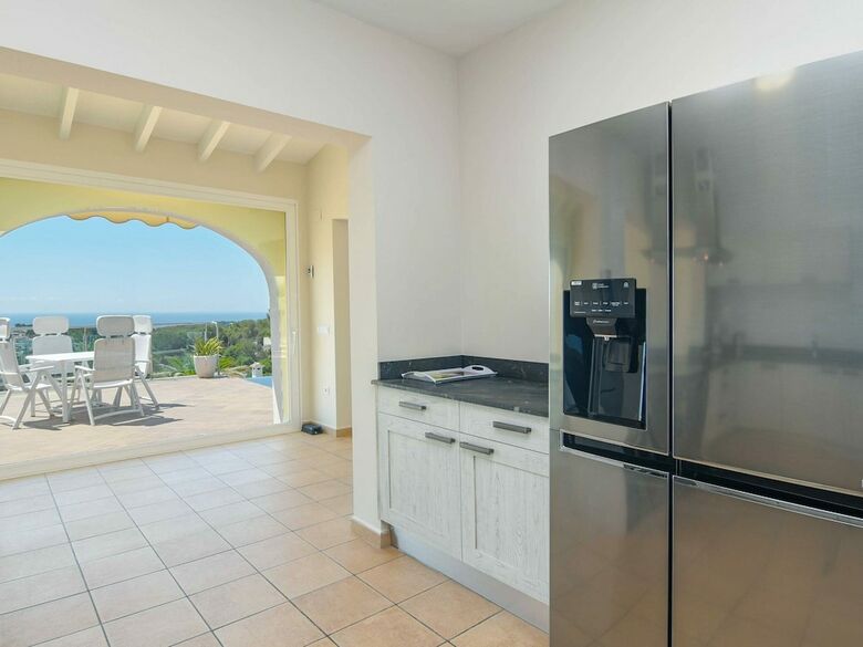 Great Villa In Moraira With Unique View, Infinity Pool And Outdoor Kitchen