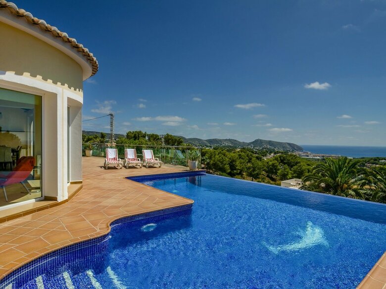Great Villa In Moraira With Unique View, Infinity Pool And Outdoor Kitchen