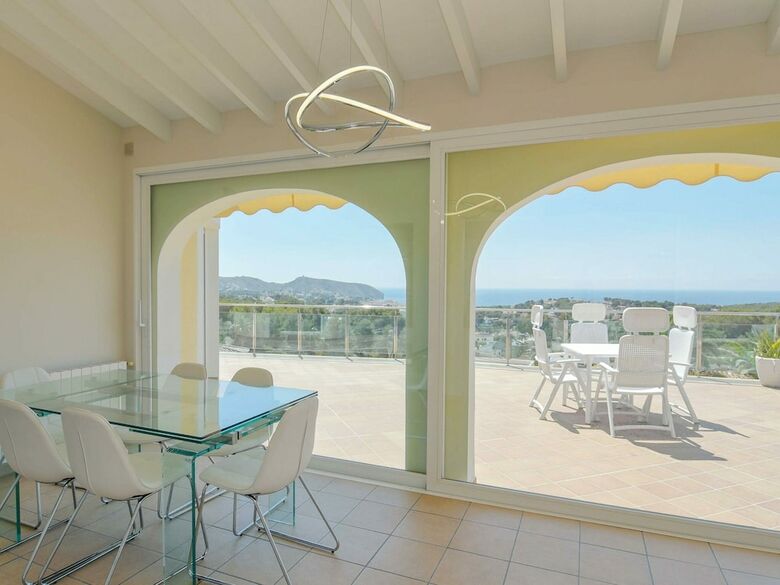 Great Villa In Moraira With Unique View, Infinity Pool And Outdoor Kitchen