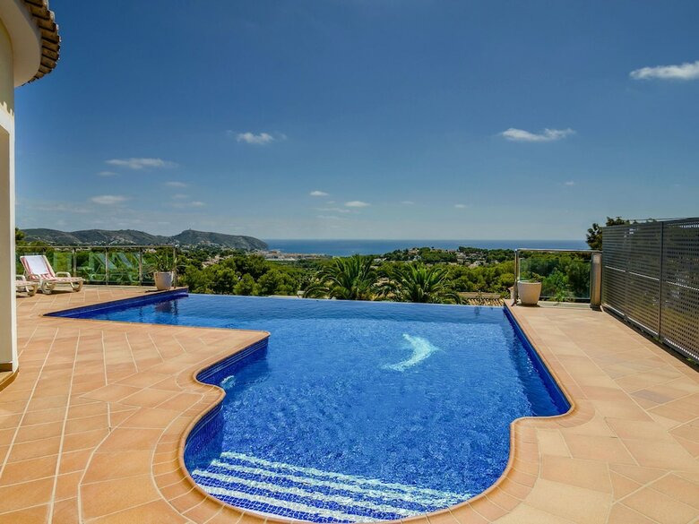 Great Villa In Moraira With Unique View, Infinity Pool And Outdoor Kitchen