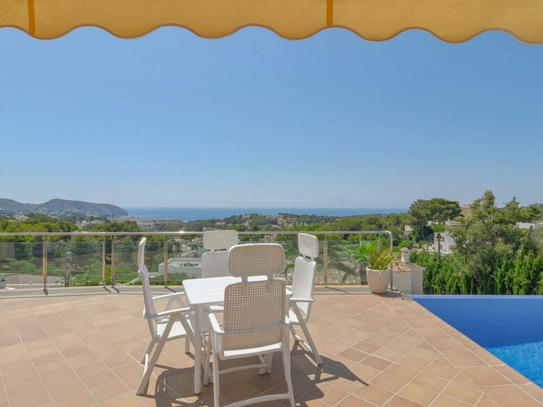 Great Villa In Moraira With Unique View, Infinity Pool And Outdoor Kitchen