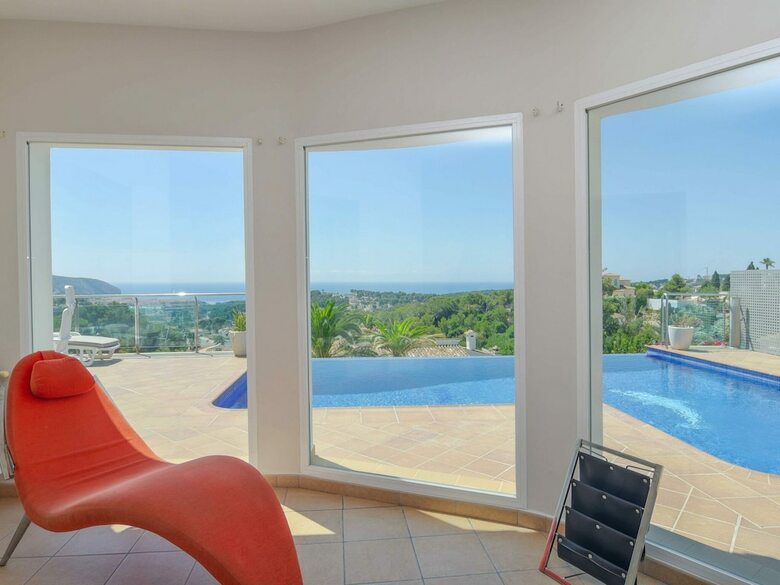 Great Villa In Moraira With Unique View, Infinity Pool And Outdoor Kitchen