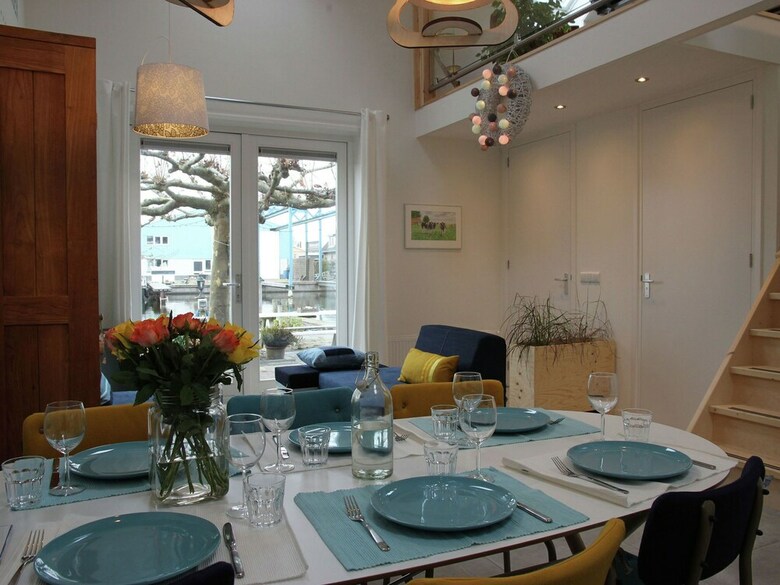 Uniquely Situated, Designer Apartment On Open Waterway Between Joure And Sneek