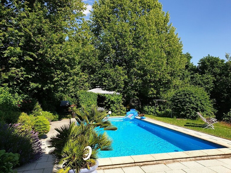 Apartment In Regen With Terrace, Garden, Bbq, Pool, Hammock
