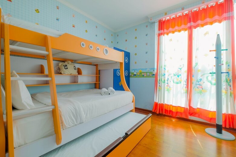 Relaxing 2br With Ocean View At Ancol Mansion Apartment
