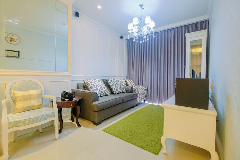Relaxing 2br With Ocean View At Ancol Mansion Apartment