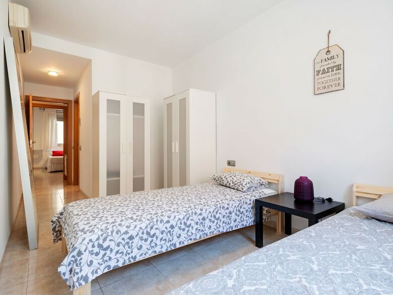 Contemporary Apartment In Pineda de Mar With Balcony