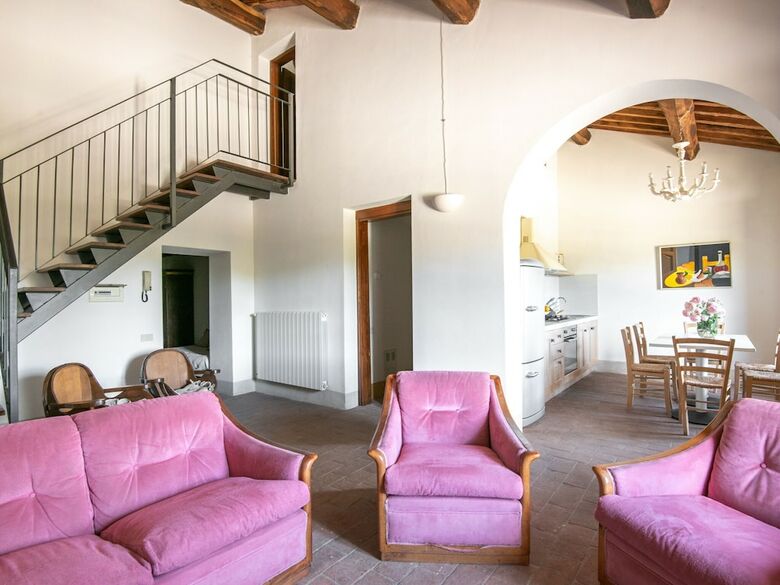 Secluded Apartment In Rapolano Terme With Garden