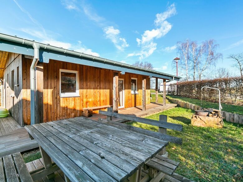 Quaint Chalet In Harreberg With Garden