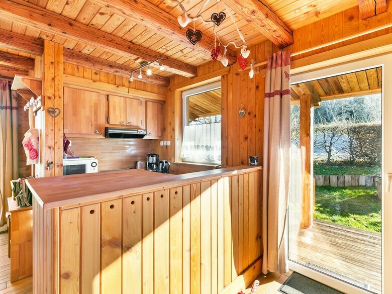 Quaint Chalet In Harreberg With Garden