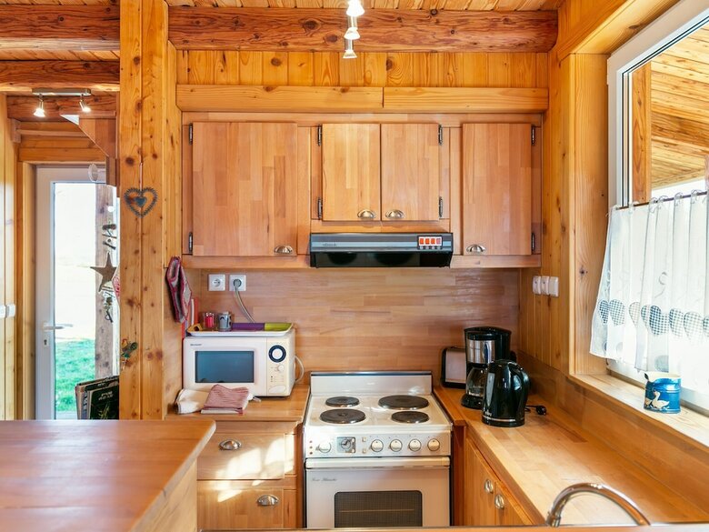 Quaint Chalet In Harreberg With Garden