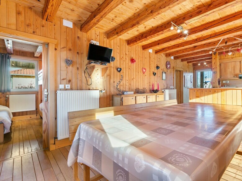 Quaint Chalet In Harreberg With Garden