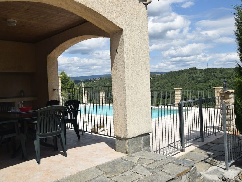 Peaceful Holiday Home In Les Vans, Ardeche With Pool