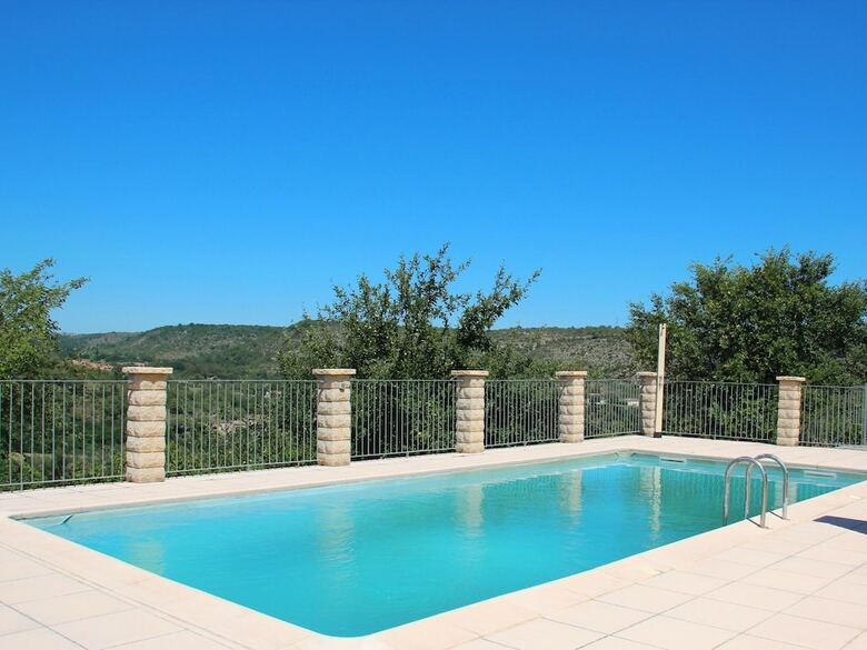 Peaceful Holiday Home In Les Vans, Ardeche With Pool