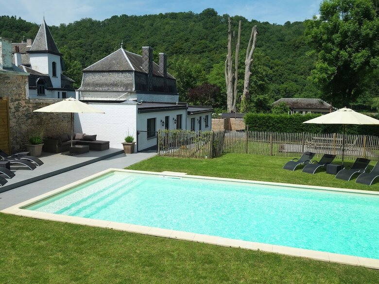 Stylish Mansion In Hasti�re With Swimming Pool