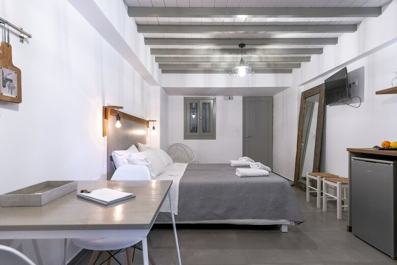 Aparthotel White And Grey