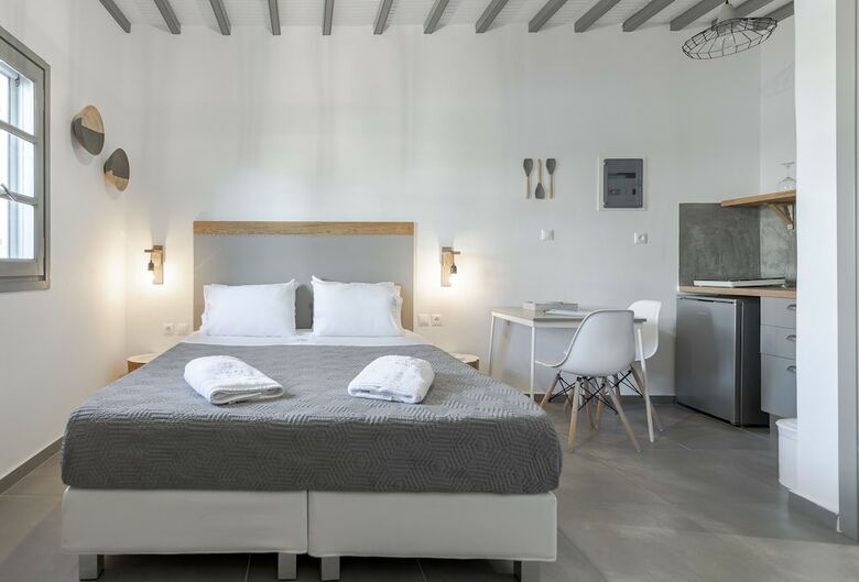 Aparthotel White And Grey